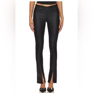 NWT We The Free double Dutch coated pull on Jean legging ethereal black size S
